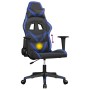 Silla gaming de masaje cuero sintético negro y azul en Sillas gaming | Comprar online en Foru.es
