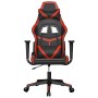 Silla gaming de masaje cuero sintético negro y rojo en Sillas gaming | Comprar online en Foru.es