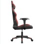 Silla gaming de masaje cuero sintético negro y rojo en Sillas gaming | Comprar online en Foru.es