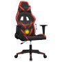 Silla gaming de masaje cuero sintético negro y rojo en Sillas gaming | Comprar online en Foru.es