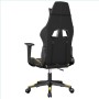 Silla gaming de masaje cuero sintético negro y dorado en Sillas gaming | Comprar online en Foru.es