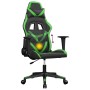Silla gaming de masaje cuero sintético negro y verde en Sillas gaming | Comprar online en Foru.es