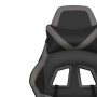 Silla gaming de masaje cuero sintético negro y gris en Sillas gaming | Comprar online en Foru.es