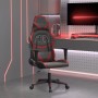 Silla gaming de masaje cuero sintético negro y rojo vino tinto en Sillas gaming | Comprar online en Foru.es