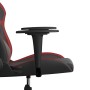 Silla gaming de masaje cuero sintético negro y rojo vino tinto en Sillas gaming | Comprar online en Foru.es
