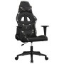 Silla gaming de masaje cuero sintético negro y camuflaje en Sillas gaming | Comprar online en Foru.es