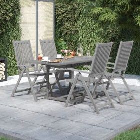 Juego de comedor de jardín 5 piezas madera maciza de acacia de vidaXL, Conjuntos de jardín - Ref: Foro24-3079655, Precio: 436...