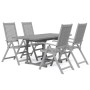 Juego de comedor de jardín 5 piezas madera maciza de acacia de vidaXL, Conjuntos de jardín - Ref: Foro24-3079655, Precio: 436...