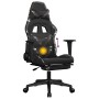 Silla gaming masaje reposapiés cuero sintético negro camuflaje en Sillas gaming | Comprar online en Foru.es