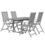 Juego de comedor de jardín 5 piezas madera maciza de acacia de vidaXL, Conjuntos de jardín - Ref: Foro24-3079655, Precio: 436...