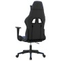 Silla gaming de masaje cuero sintético negro y azul en Sillas gaming | Comprar online en Foru.es