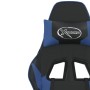 Silla gaming de masaje cuero sintético negro y azul en Sillas gaming | Comprar online en Foru.es