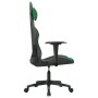 Silla gaming de masaje cuero sintético negro y verde en Sillas gaming | Comprar online en Foru.es