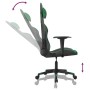 Silla gaming de masaje cuero sintético negro y verde en Sillas gaming | Comprar online en Foru.es