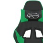 Silla gaming de masaje cuero sintético negro y verde en Sillas gaming | Comprar online en Foru.es