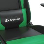 Silla gaming de masaje cuero sintético negro y verde en Sillas gaming | Comprar online en Foru.es