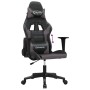 Silla gaming de masaje cuero sintético negro y gris en Sillas gaming | Comprar online en Foru.es