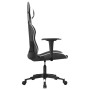 Silla gaming de masaje cuero sintético negro y blanco en Sillas gaming | Comprar online en Foru.es