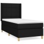 Cama box spring con colchón tela negro 100x200 cm de vidaXL, Camas y somieres - Ref: Foro24-3131971, Precio: 349,39 €, Descue...