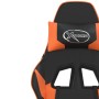 Silla gaming de masaje cuero sintético negro y naranja en Sillas gaming | Comprar online en Foru.es