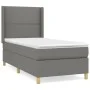 Box spring bed with dark gray fabric mattress 80x200 cm by vidaXL, Beds and slatted bases - Ref: Foro24-3131866, Price: 359,7...