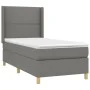 Box spring bed with dark gray fabric mattress 80x200 cm by vidaXL, Beds and slatted bases - Ref: Foro24-3131866, Price: 359,7...