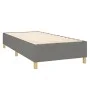 Box spring bed with dark gray fabric mattress 80x200 cm by vidaXL, Beds and slatted bases - Ref: Foro24-3131866, Price: 359,7...