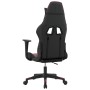 Silla gaming de masaje cuero sintético negro y rojo vino tinto en Sillas gaming | Comprar online en Foru.es
