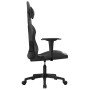 Silla gaming con masaje cuero sintético negro en Sillas gaming | Comprar online en Foru.es