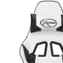 Silla gaming de masaje cuero sintético blanco y negro en Sillas gaming | Comprar online en Foru.es