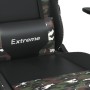 Silla gaming de masaje cuero sintético negro y camuflaje en Sillas gaming | Comprar online en Foru.es