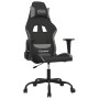 Silla gaming de masaje tela gris claro y negro en Sillas gaming | Comprar online en Foru.es
