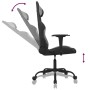 Silla gaming de masaje tela gris claro y negro en Sillas gaming | Comprar online en Foru.es