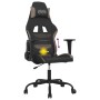 Silla gaming de masaje tela crema y gris taupé en Sillas gaming | Comprar online en Foru.es