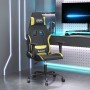 Silla gaming de masaje tela negro y verde claro en Sillas gaming | Comprar online en Foru.es