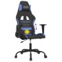 Silla gaming de masaje tela negro y azul en Sillas gaming | Comprar online en Foru.es
