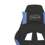 Silla gaming de masaje con reposapiés tela negro y azul en Sillas gaming | Comprar online en Foru.es