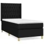 Boxspringbett mit schwarzer Stoffmatratze 90x190 cm von vidaXL, Betten und Lattenroste - Ref: Foro24-3132195, Preis: 312,89 €...