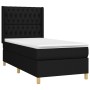 Cama box spring con colchón tela negro 90x190 cm de vidaXL, Camas y somieres - Ref: Foro24-3132195, Precio: 339,85 €, Descuen...