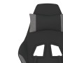 Silla gaming de masaje tela negro y gris claro en Sillas gaming | Comprar online en Foru.es
