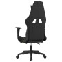 Silla gaming de masaje con reposapiés tela negro y verde claro en Sillas gaming | Comprar online en Foru.es