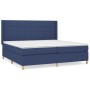 Cama box spring con colchón tela azul 200x200 cm de vidaXL, Camas y somieres - Ref: Foro24-3132023, Precio: 658,55 €, Descuen...