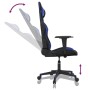 Silla gaming de masaje cuero sintético negro y azul en Sillas gaming | Comprar online en Foru.es