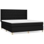 Cama box spring con colchón tela negro 180x200 cm de vidaXL, Camas y somieres - Ref: Foro24-3132251, Precio: 663,44 €, Descue...