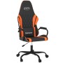 Silla gaming de masaje cuero sintético negro y naranja en Sillas gaming | Comprar online en Foru.es