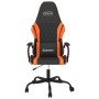 Silla gaming de masaje cuero sintético negro y naranja en Sillas gaming | Comprar online en Foru.es