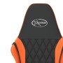 Silla gaming de masaje cuero sintético negro y naranja en Sillas gaming | Comprar online en Foru.es