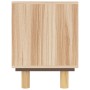 Mueble para TV madera maciza pino y ratán natural 80x30x40 cm en Muebles TV | Comprar online en Foru.es