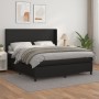 Cama box spring con colchón cuero sintético negro 180x200 cm de vidaXL, Camas y somieres - Ref: Foro24-3132393, Precio: 664,8...