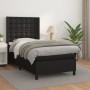Cama box spring con colchón cuero sintético negro 80x200 cm de vidaXL, Camas y somieres - Ref: Foro24-3132465, Precio: 303,87...